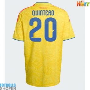 Billiga Colombia Juan Fernando Quintero #20 Hemmatröja VM 2026 Kortärmad
